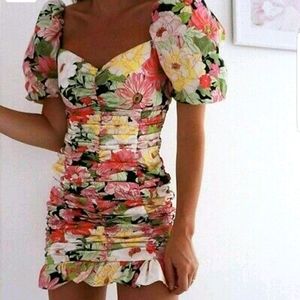 Zara mini printed dress